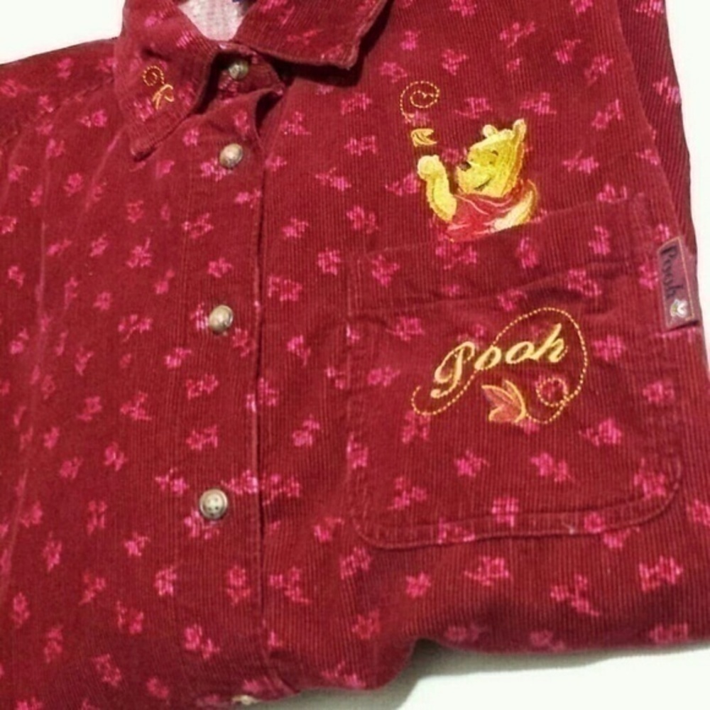 Disney Corduroy Pooh Long Sleeve Shirt - Picture 4 of 4